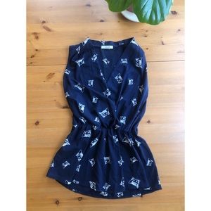 Cat print sleeveless top - ModCloth
